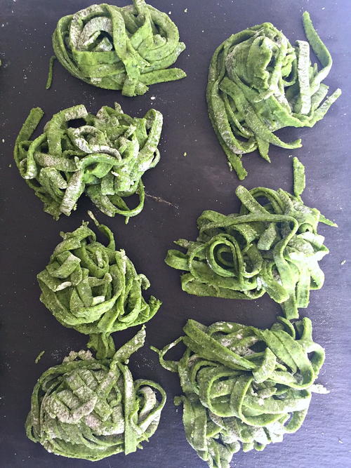 Gluten-Free Spinach Pasta