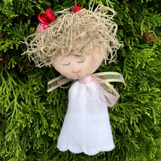 Sock Angel Ornament Craft