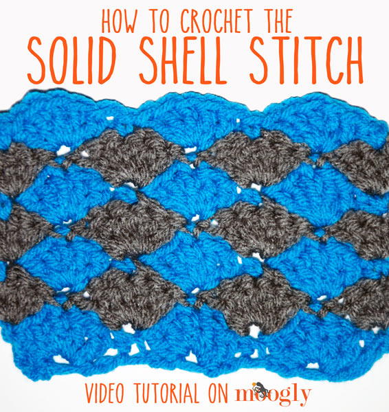 Solid Shell Crochet Stitch Tutorial