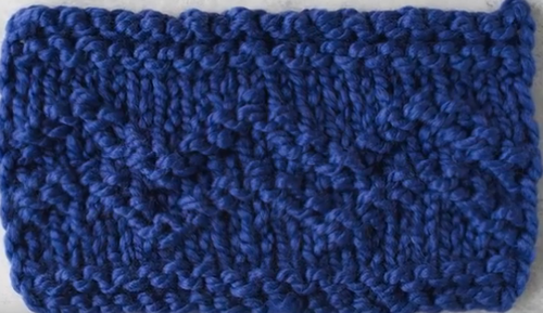How to Knit Chevron Pattern