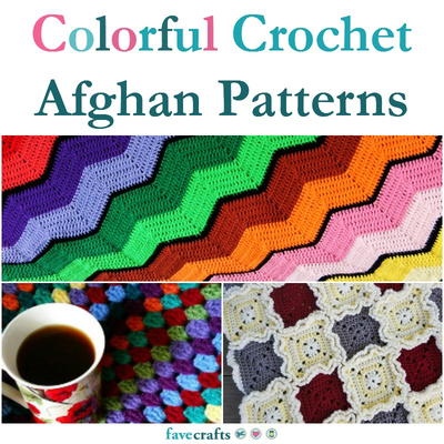 36 Colorful Crochet Afghan Patterns