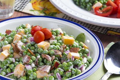 Easy Peasy Pea Salad