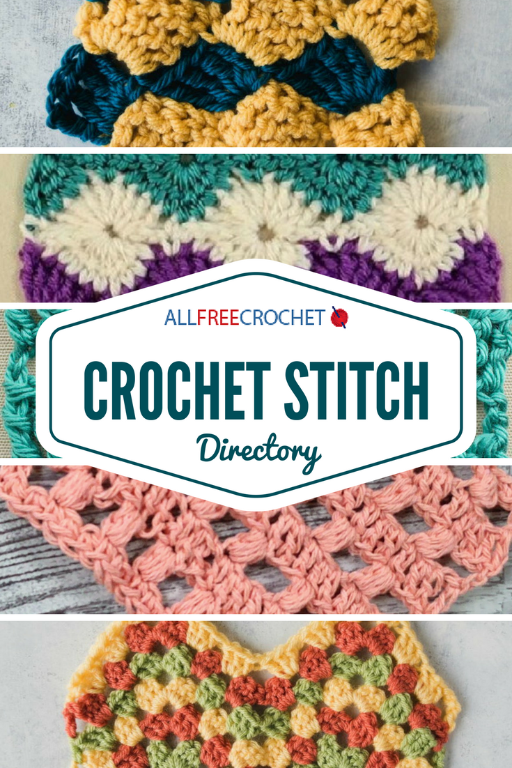 Crochet Stitch Directory (24 Different Crochet Stitches ...