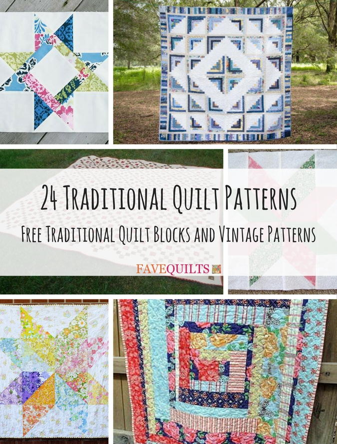 24 Traditional Quilt Patterns: Free Traditional Quilt Blocks and ...
