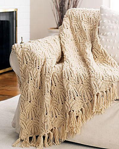 Lace Cable Afghan