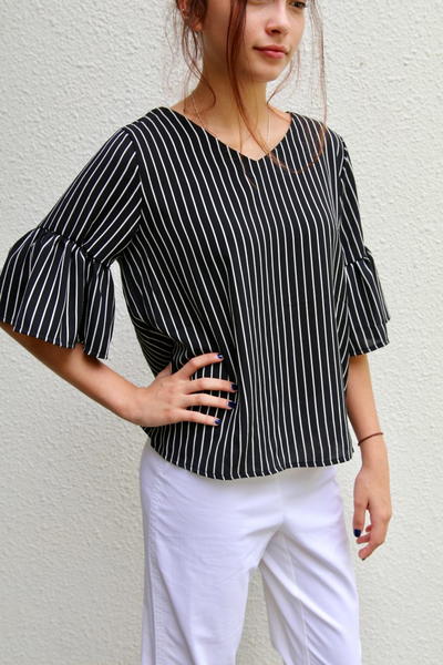 Belle Sleeve Top Free Sewing Pattern And Tutorial