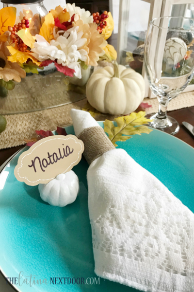 DIY Farmhouse Thanksgiving from Dollar Tree