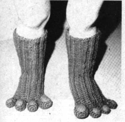 Free Crochet Monster Slippers