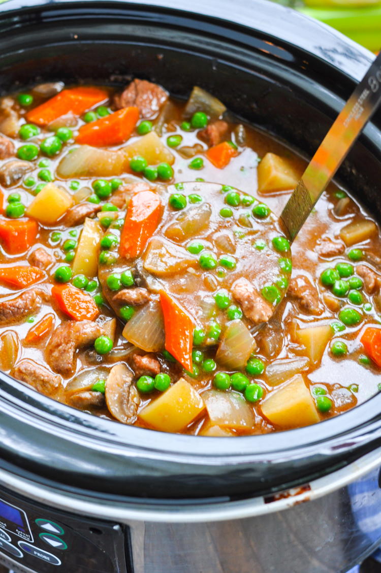 Farmhouse Slow Cooker Beef Stew | AllFreeSlowCookerRecipes.com