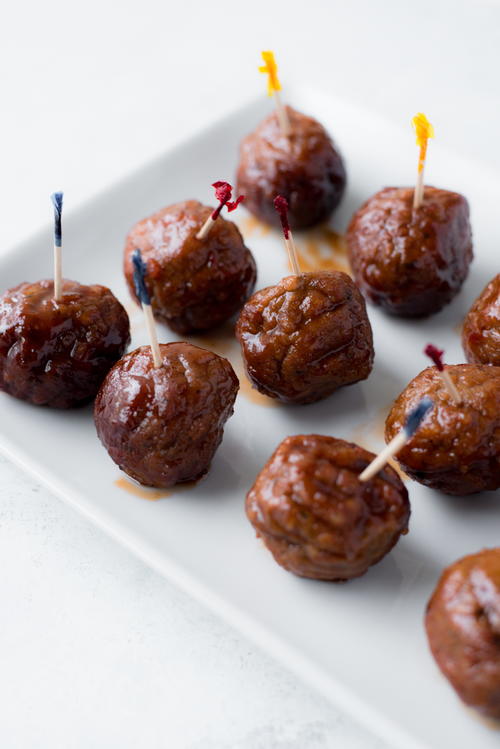 Slow Cooker Party Meatballs