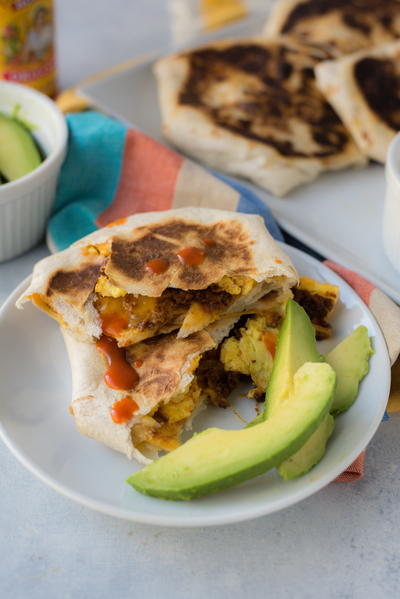 Handheld Breakfast Quesadillas