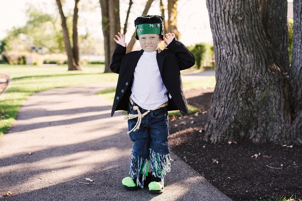 DIY Frankenstein Costume for Kids