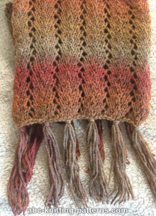 December Sunrise Scarf