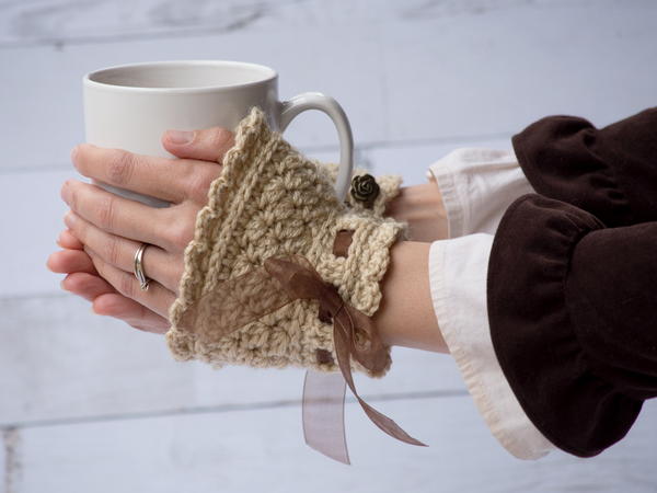 Ribbons And Grace "Wristers" Crochet Cuffs
