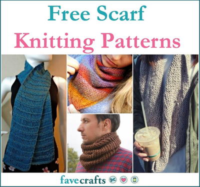 Easy scarf knitting patterns for beginners uk