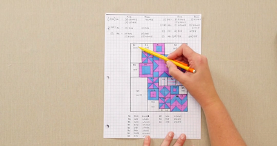 How to Design a Quilt on Graph Paper
