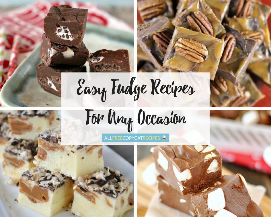 30+ Easy Fudge Recipes for Any Occasion | AllFreeCopycatRecipes.com