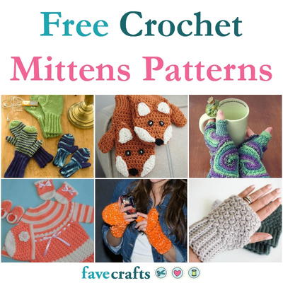 47 Free Crochet Mittens Patterns Favecrafts Com