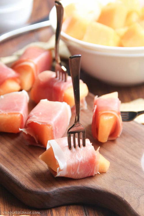 Prosciutto Wrapped Melon