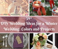 59+ DIY Wedding Ideas for a Winter Wedding: Colors and Projects