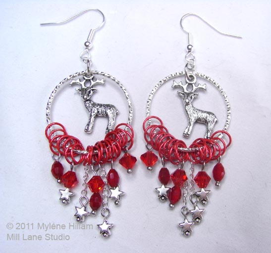 Rudolph-Inspired Earrings