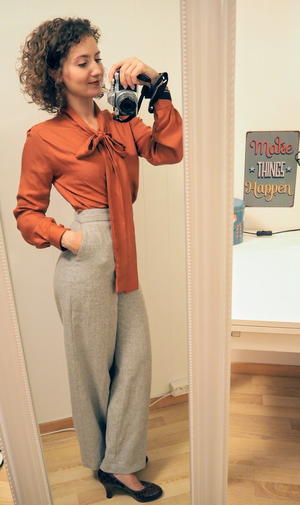 Highwaisted Trousers with a side zipperPattern Drafting Link in  comments  rfreepatterns