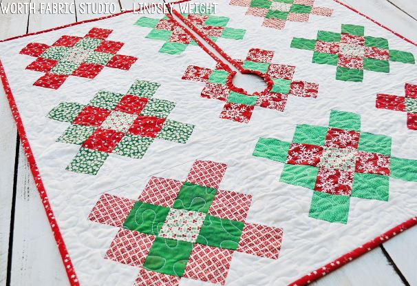 Granny Square Quilted Tree
