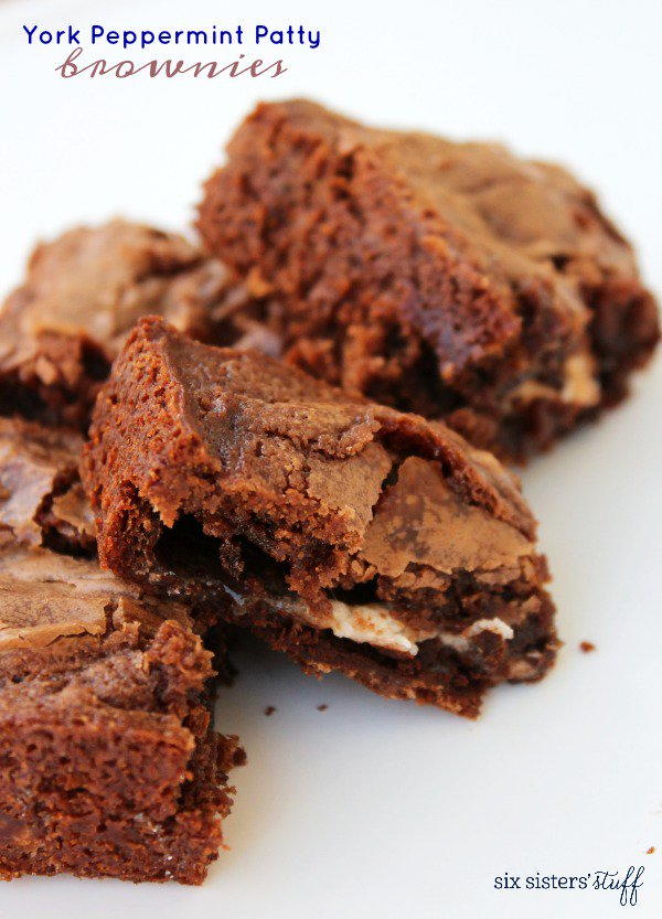 York Peppermint Patty Brownies | AllFreeCasseroleRecipes.com