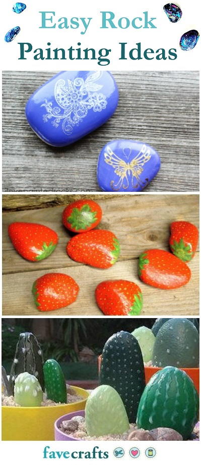 32 Easy Rock Painting Ideas for Beginners FaveCrafts