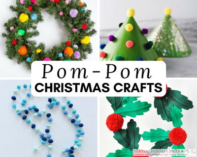 Pom-Pom Christmas Crafts