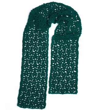 Pistachio Lace Crochet Scarf Pattern | FaveCrafts.com