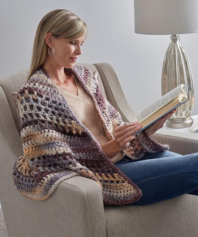 Wrapture Free Crochet Shawl Pattern
