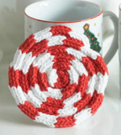 Peppermint Drink Coaster