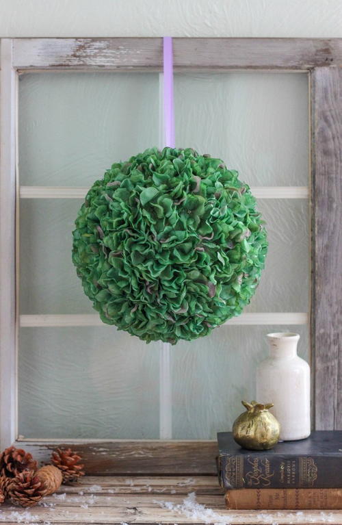 DIY Hydrangea Ball
