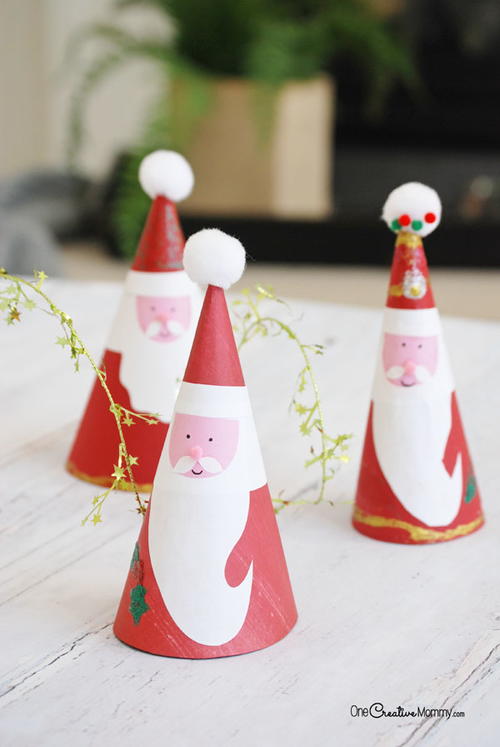 Charming Kids Santa Claus Craft
