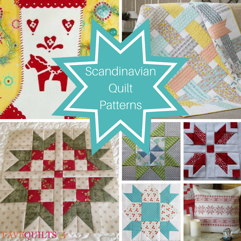 15 Scandinavian Quilt Patterns