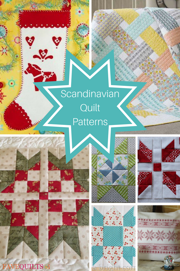 15 Scandinavian Quilt Patterns