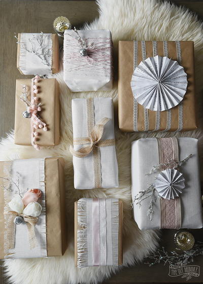 Vintage Christmas Gift Wrapping Ideas