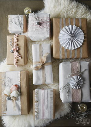 vintage gift wrap