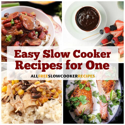 11 Easy Slow Cooker Recipes for One | AllFreeSlowCookerRecipes.com