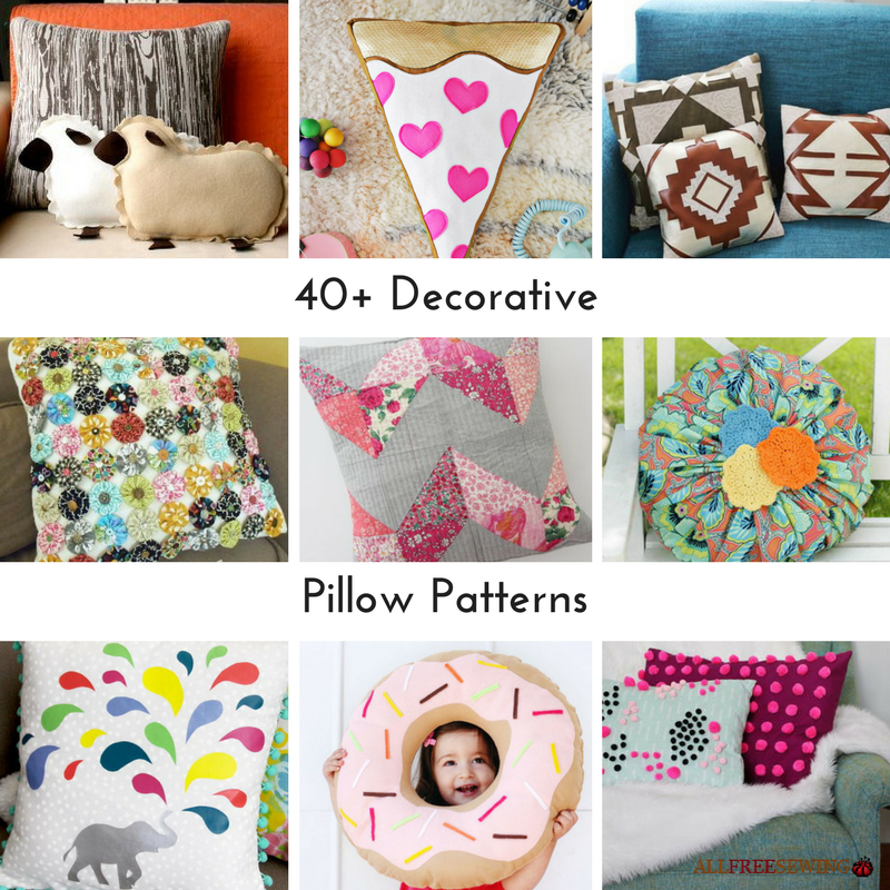 40+ Decorative Pillow Patterns
