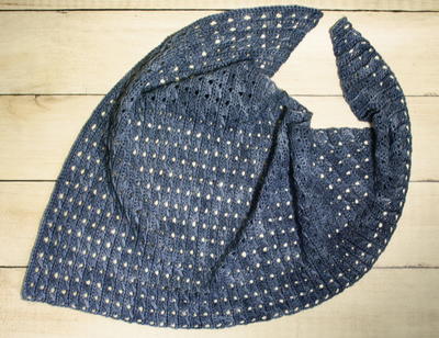 Any Season Asymmetrical Crochet Shawlette