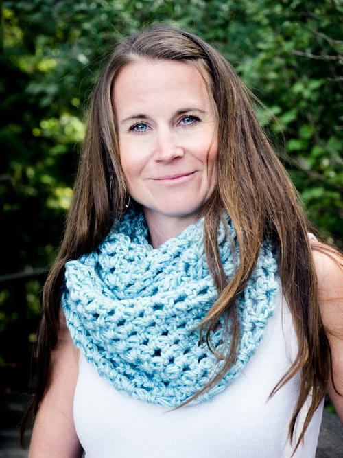 Large Loop Infinity Crochet Scarf