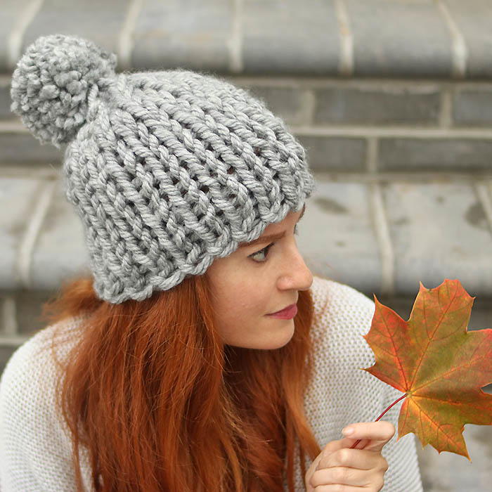 Foggy Day Super Chunky Hat 