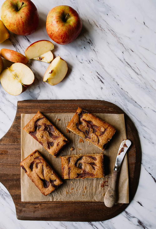 Spiced Apple Butter Cake for Two
