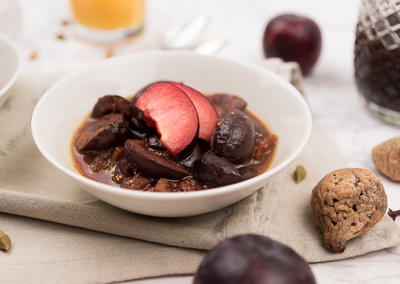 Juicy Prune Compote with Dried Figs