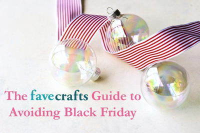 The FaveCrafts Guide to Avoiding Black Friday