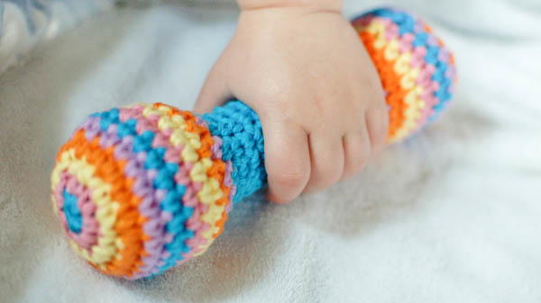 Crochet Baby Rattle Pattern or Clutch Toy