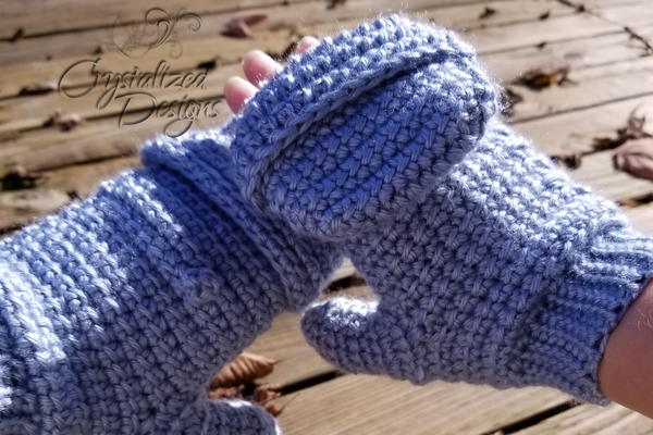 Linked Flop Top Mittens