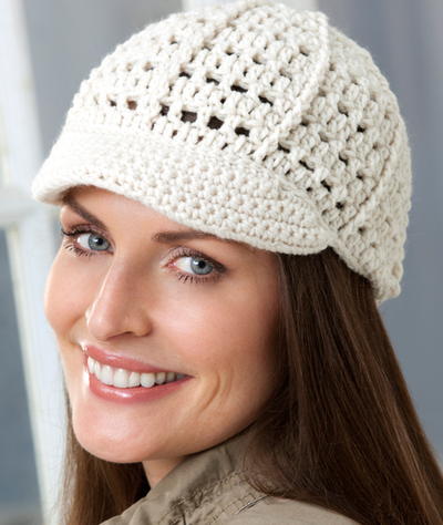 Crochet Newsboy Hat Pattern